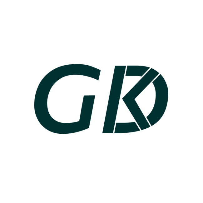 GDKpro logo carré bleu F PNG création site internet worpdress web design bruxelles