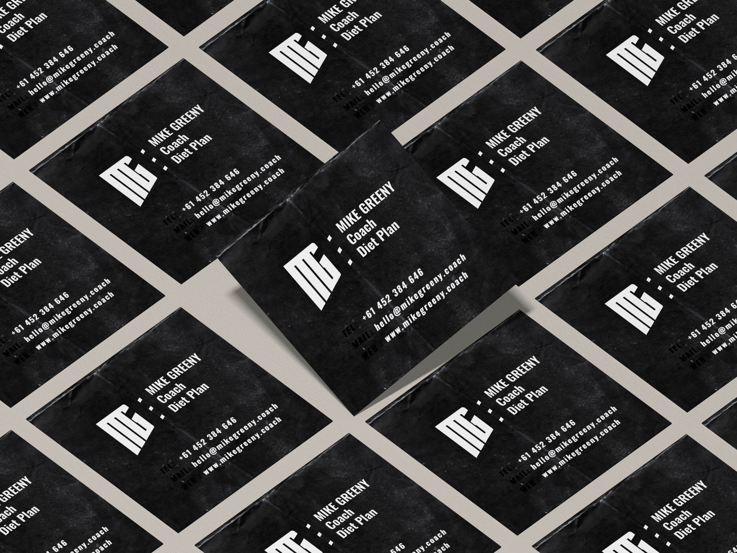 c mikegreeny coach sydney branding identité visuelle par gdkpro hewa agency (1)